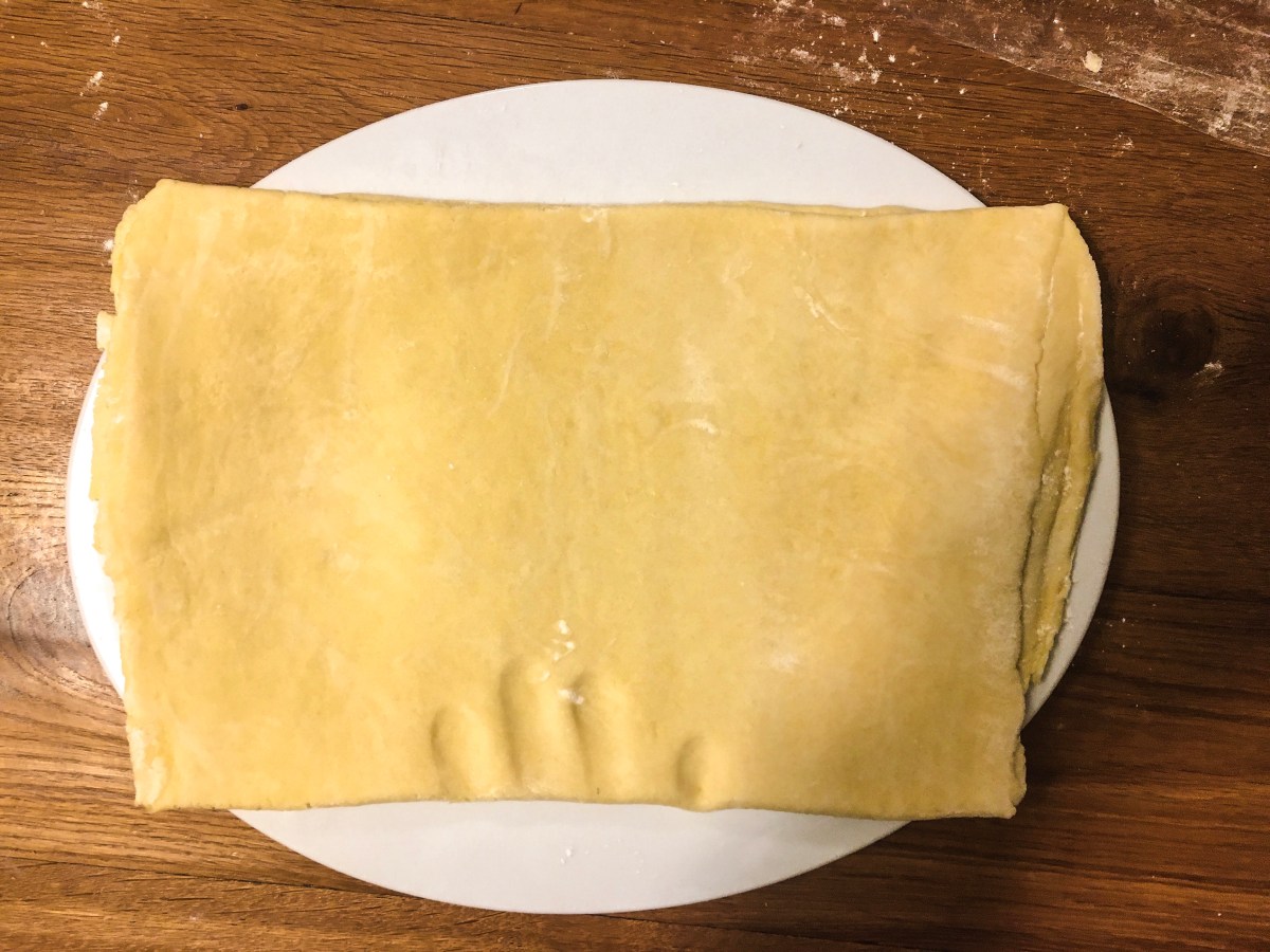 Impasto base: pasta sfoglia, senza… burro, latte e&nbsp;uova