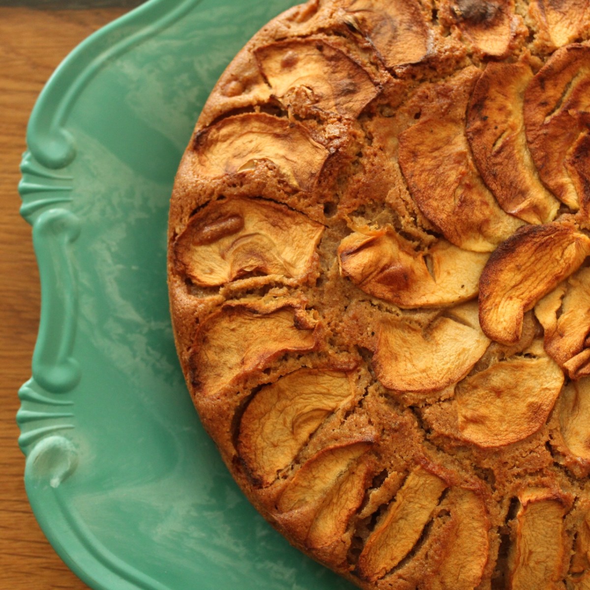 Torta di mele alla farina integrale, senza… burro, latte e&nbsp;uova